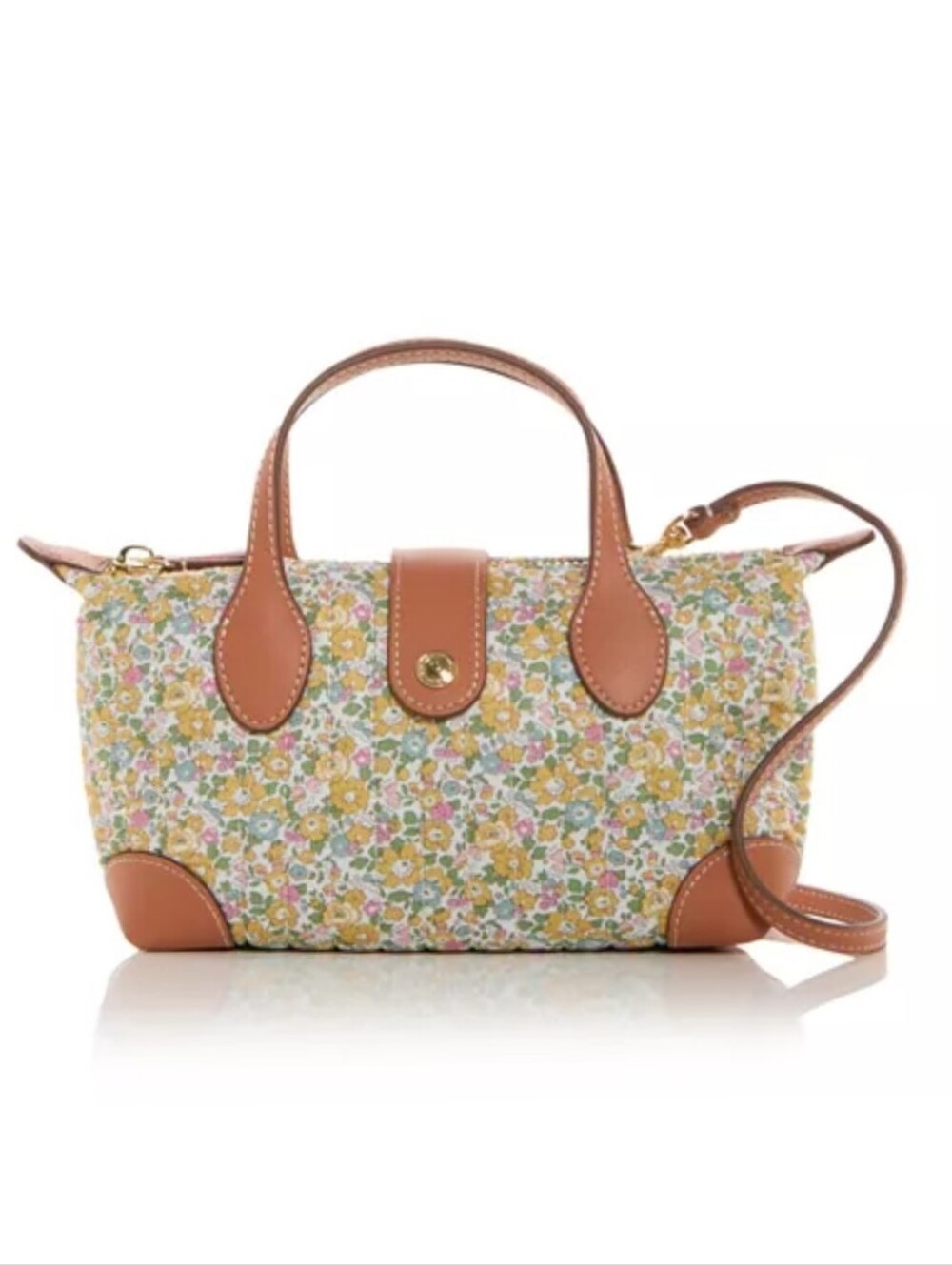 Stoney Clover Lane x Liberty London Pouchette Mini Floral Quilted Leather Bag